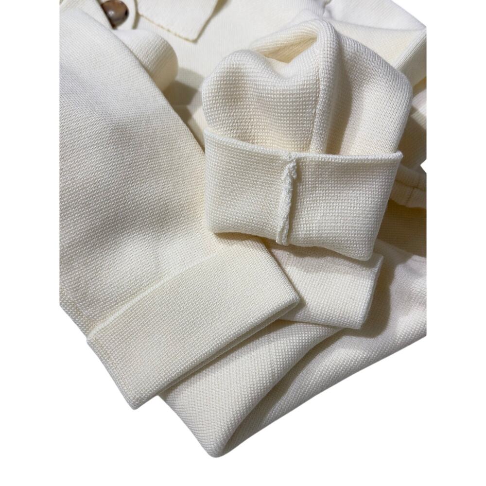 Sezane Betty Sweater Cardigan Ecru - Picture 8 of 10